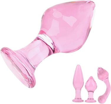 Анальний пробка з скла 35/38/42 мм для жінок, Dildo, іграшки для дорослих
